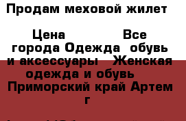 Продам меховой жилет › Цена ­ 14 500 - Все города Одежда, обувь и аксессуары » Женская одежда и обувь   . Приморский край,Артем г.